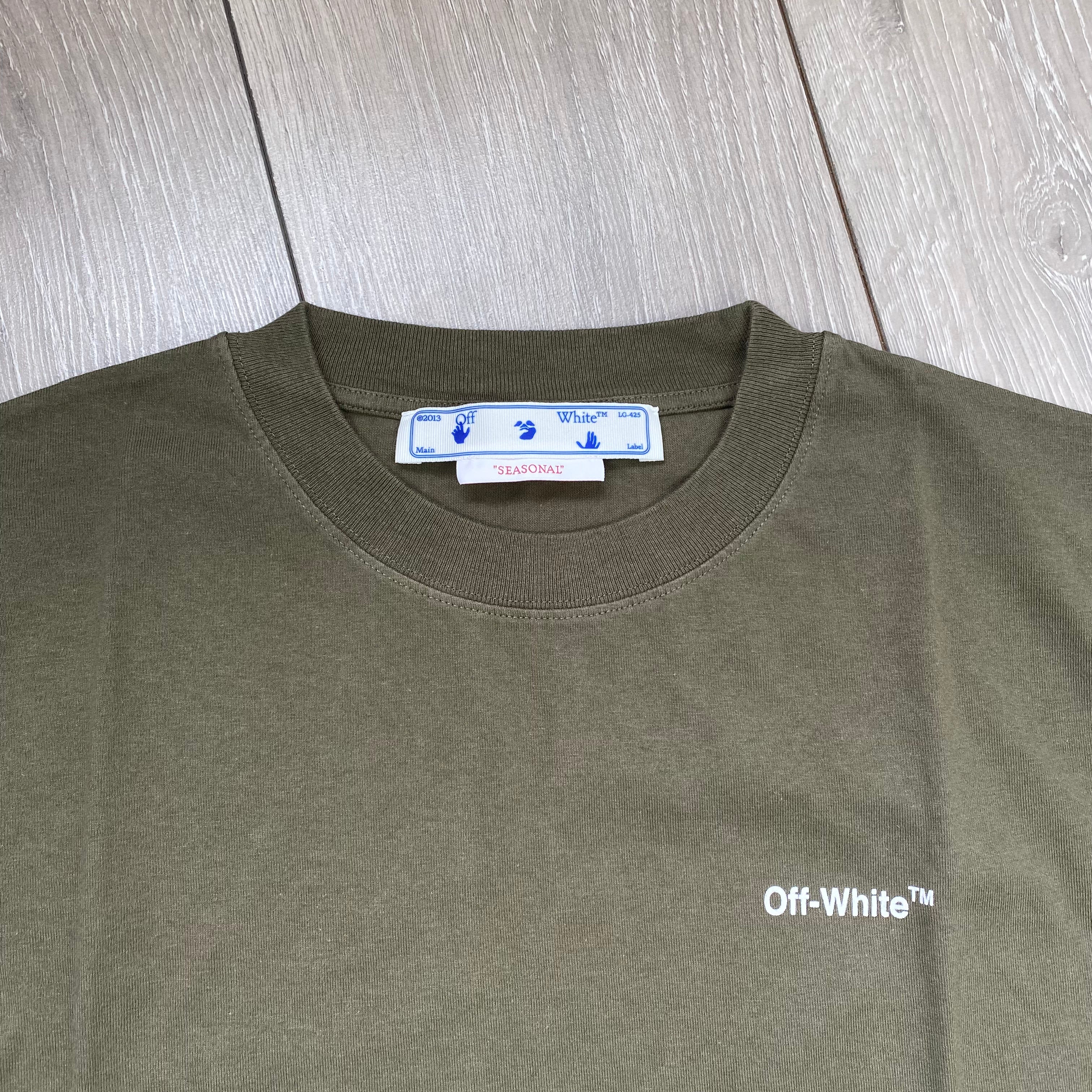 Off-White Brick Arrows T-Shirt - Khaki