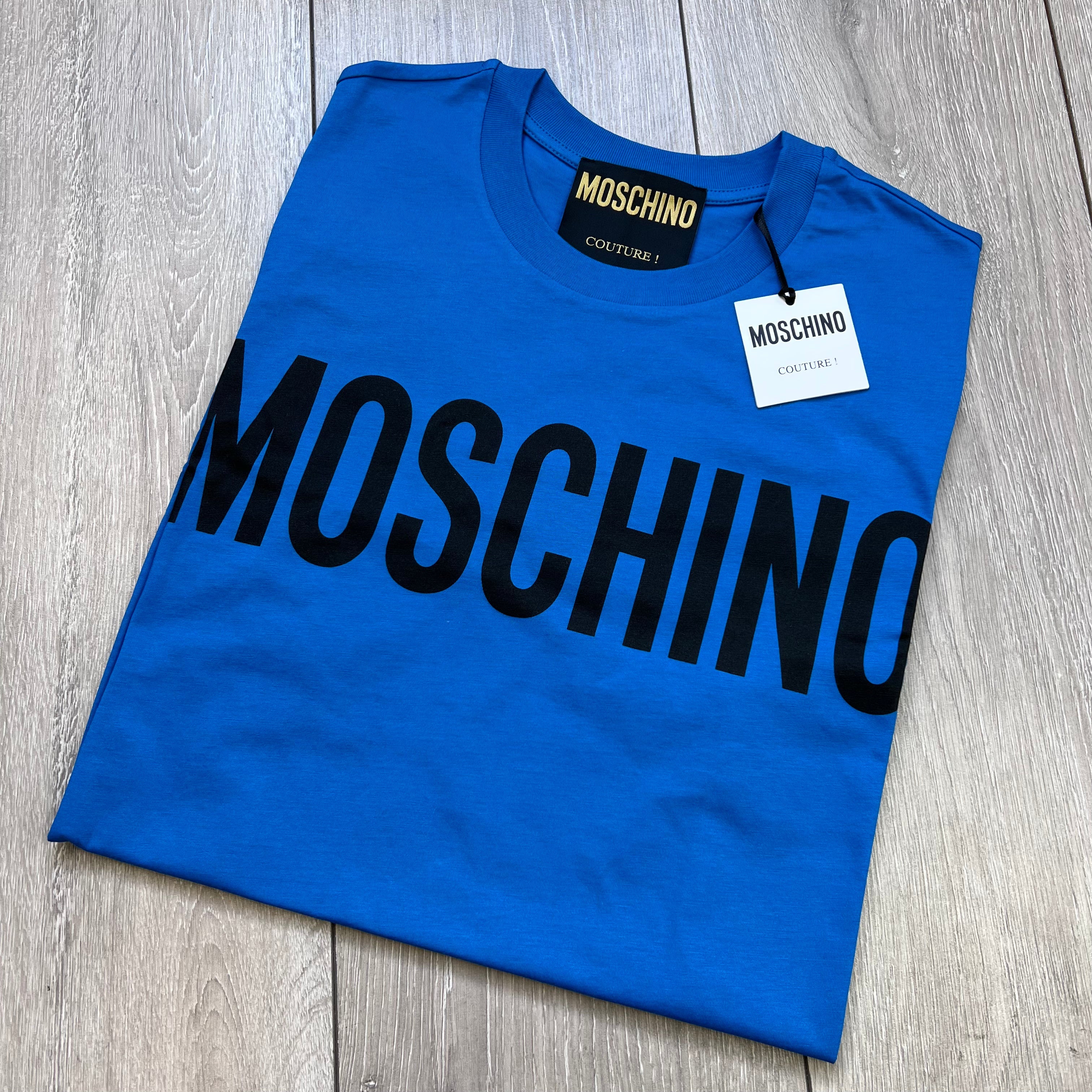 Moschino Printed T-Shirt - Blue