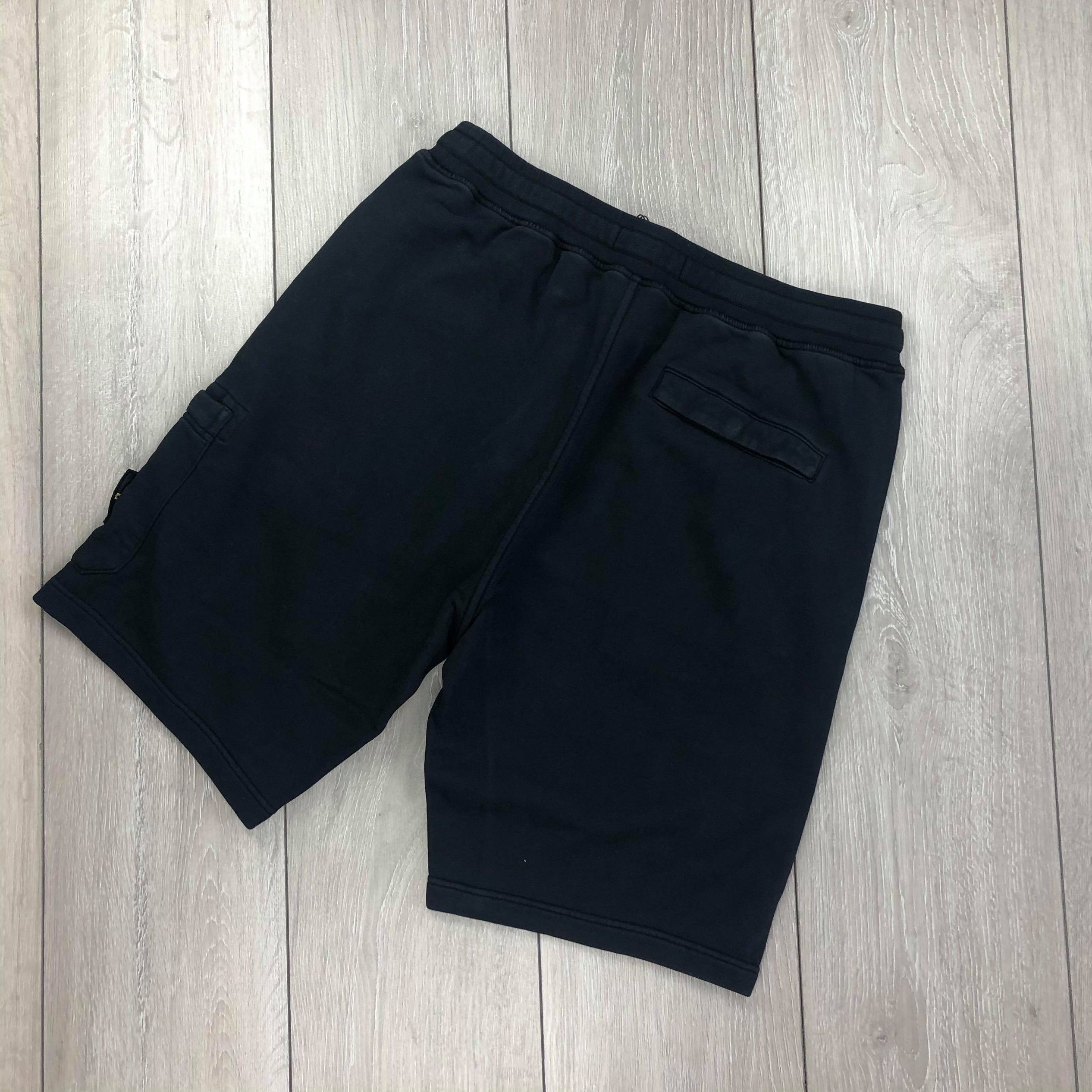 Stone Island Jersey Shorts - Navy