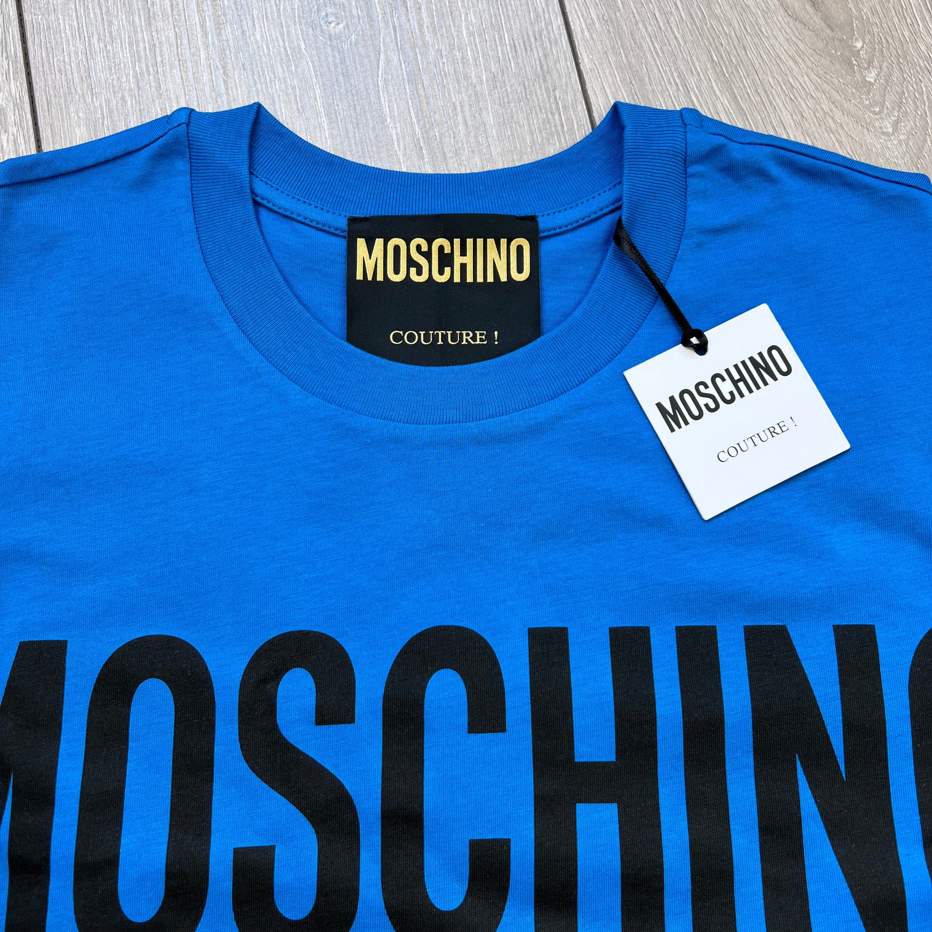 Moschino Printed T-Shirt - Blue