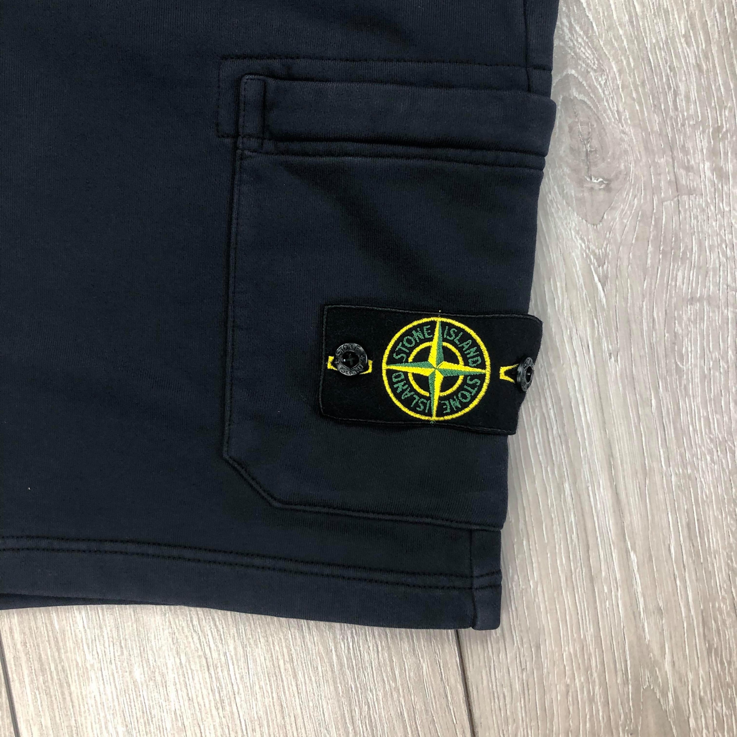 Stone Island Jersey Shorts - Navy