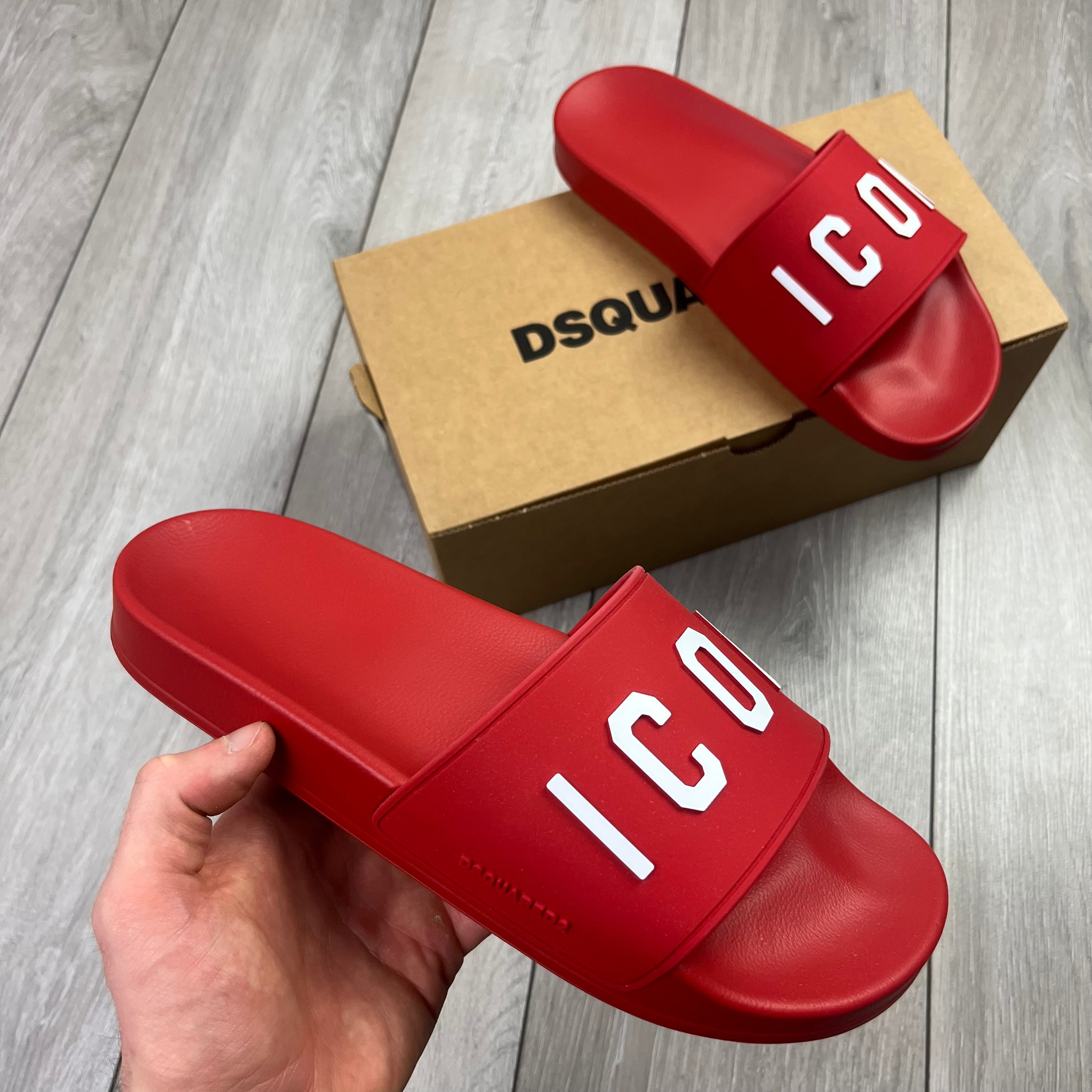 DSQUARED2 ICON Slides - Red