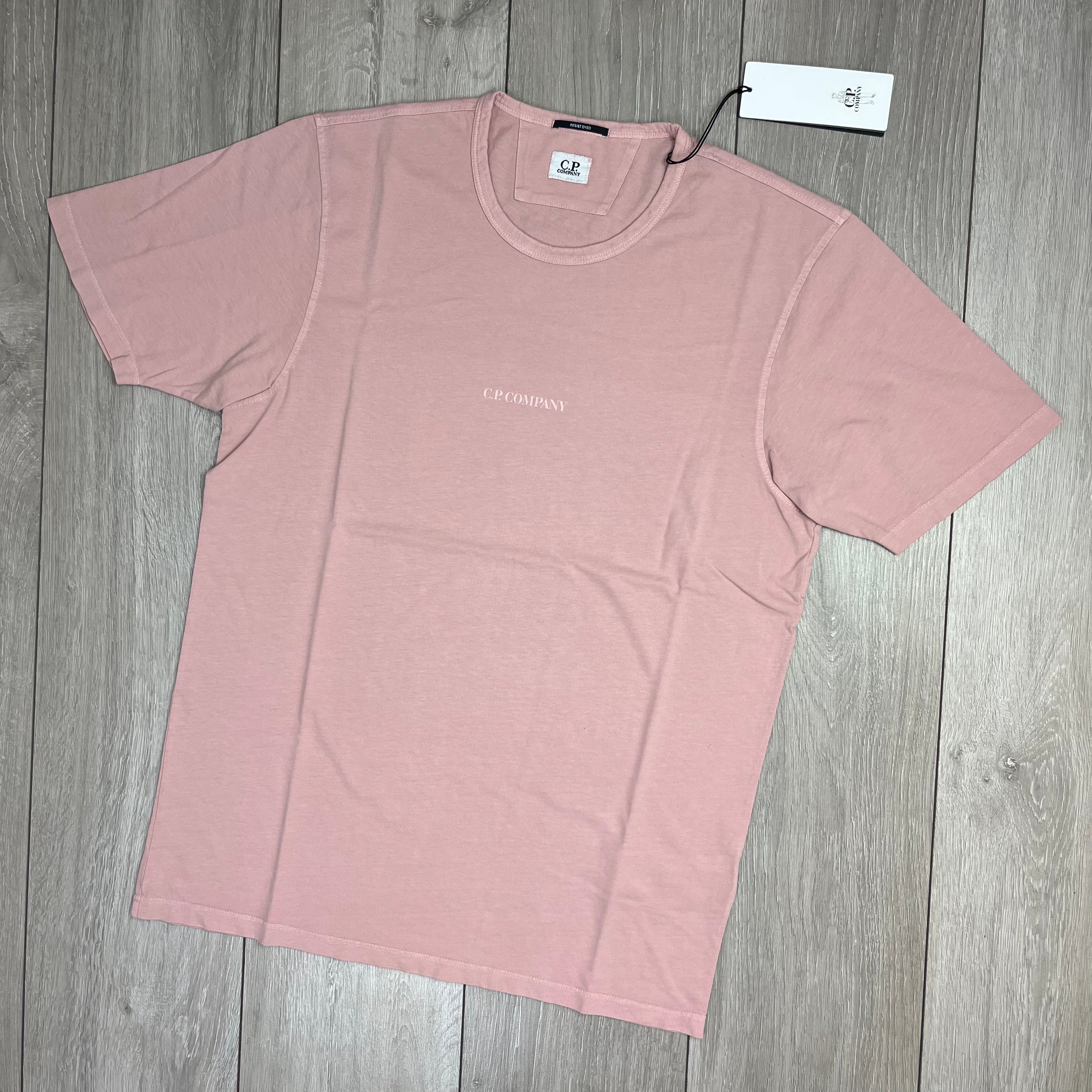 CP Company Printed T-Shirt - Mauve