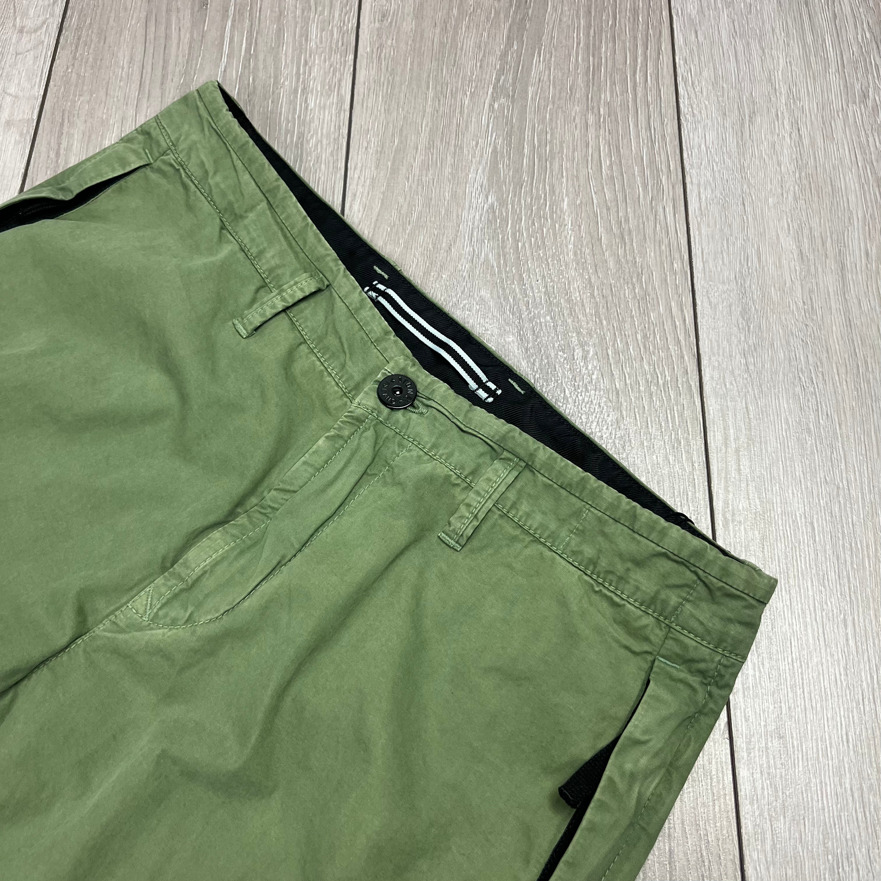 Stone Island Cargo Trousers - Sage Green