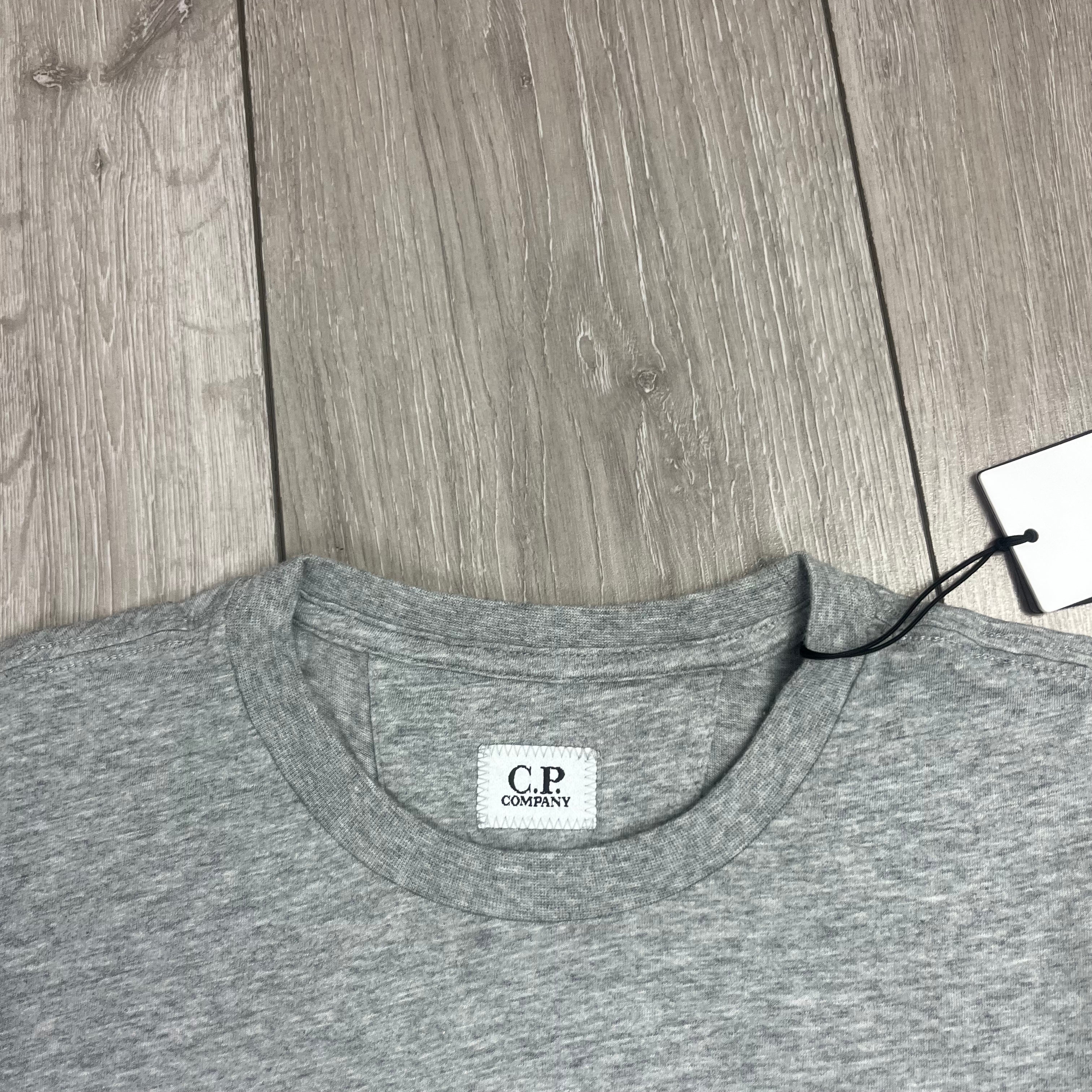 CP Company Stamp T-Shirt - Grey