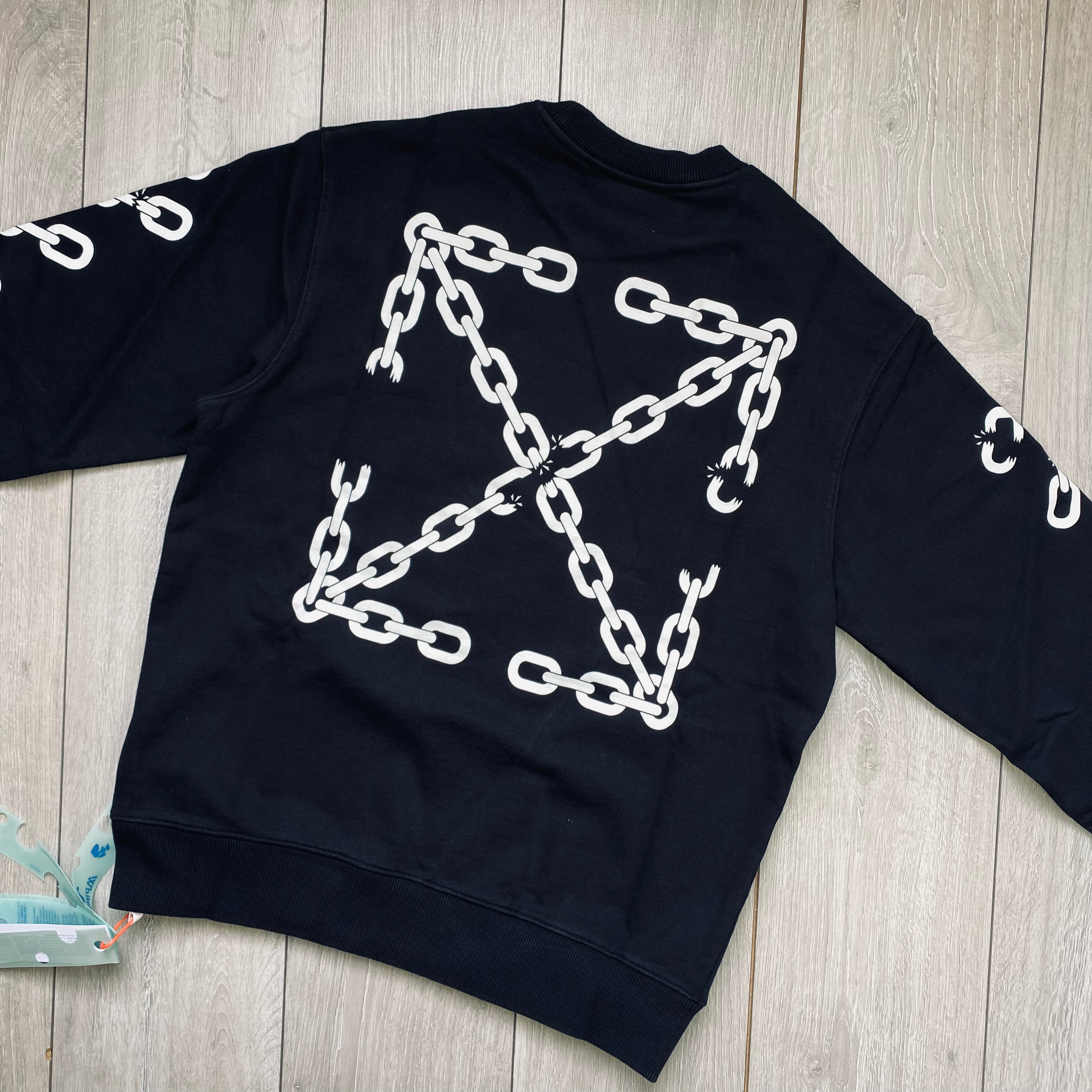 Off-White Chain Arrows Sweatshirt - Black