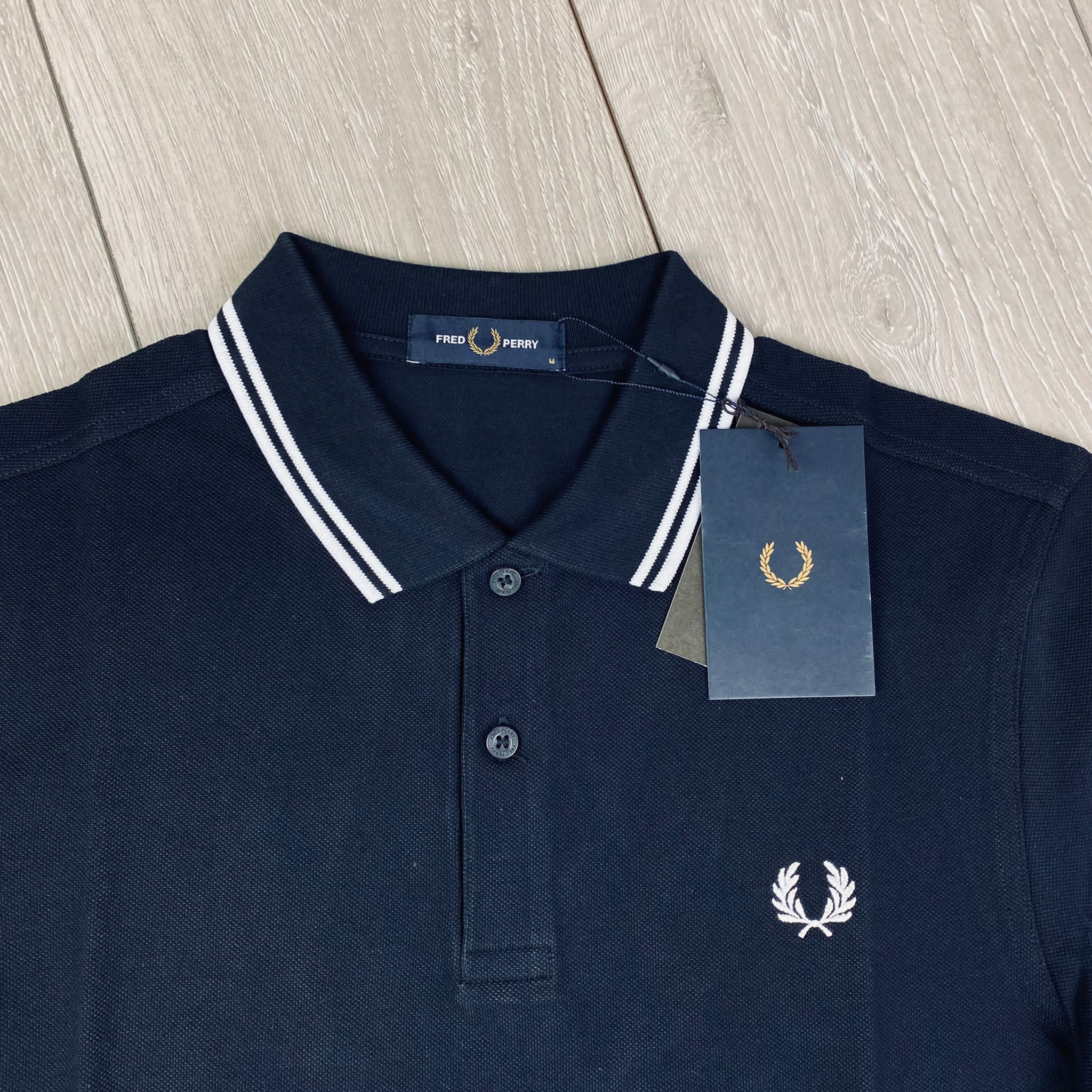 Fred Perry Wreath Polo Shirt - Navy