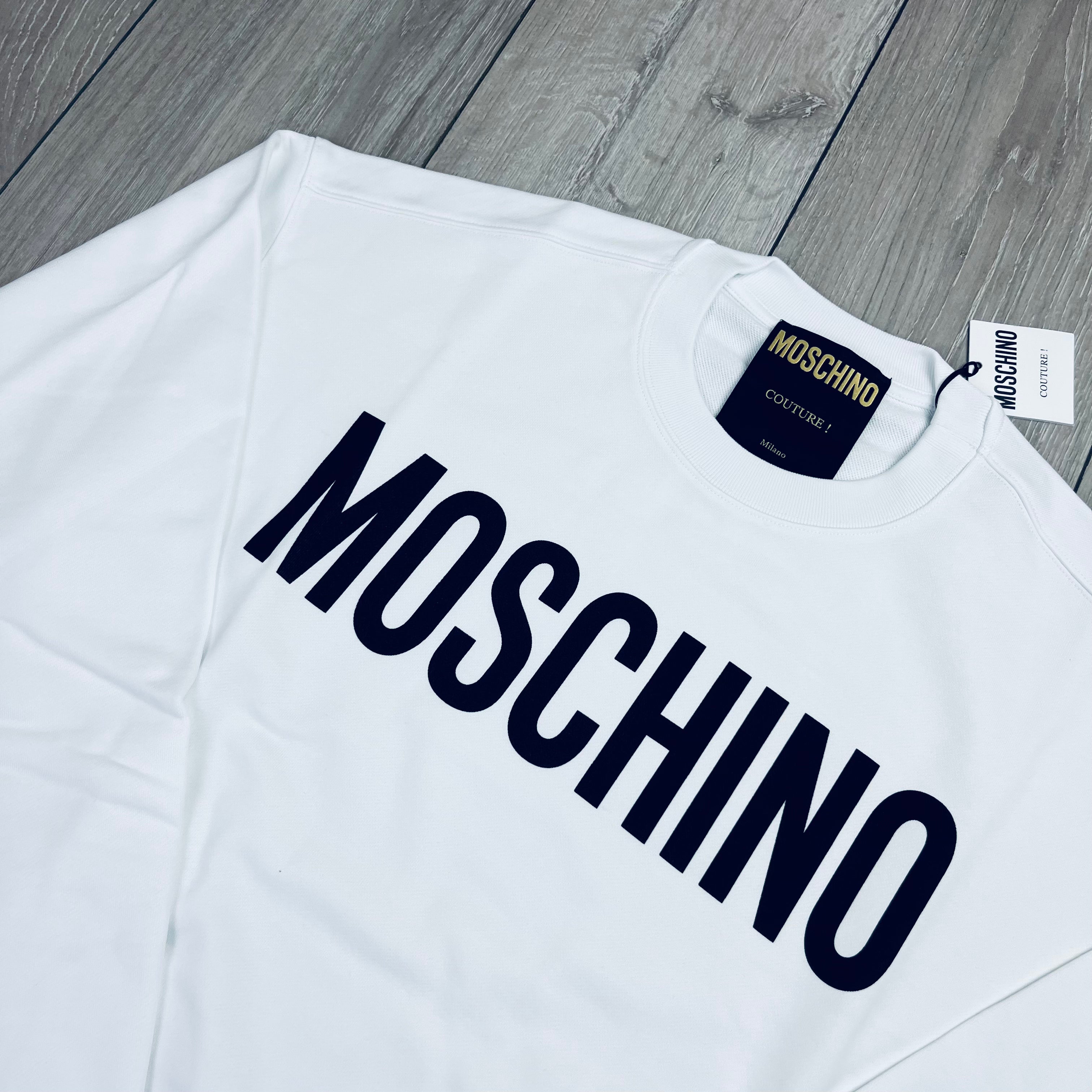 Moschino Printed Sweatshirt - White