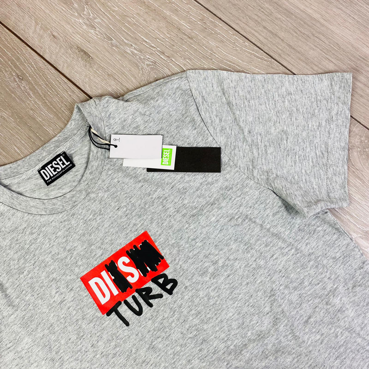 Diesel Printed T-Shirt - Grey